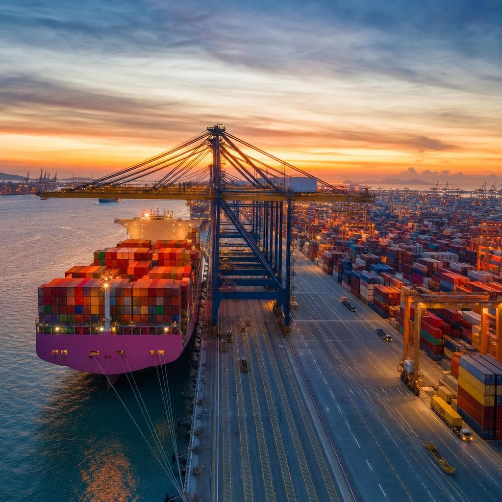 Cargo and port operations for ExpressWay Logistic freight forwarding
